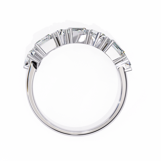Zigzag Baguette Diamond Statement Ring
