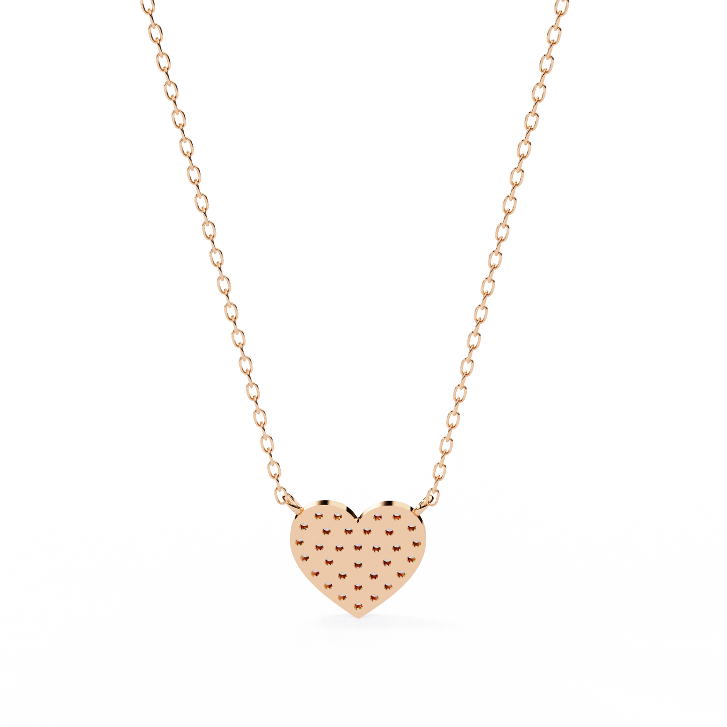 Pavé Heart Diamond Pendant