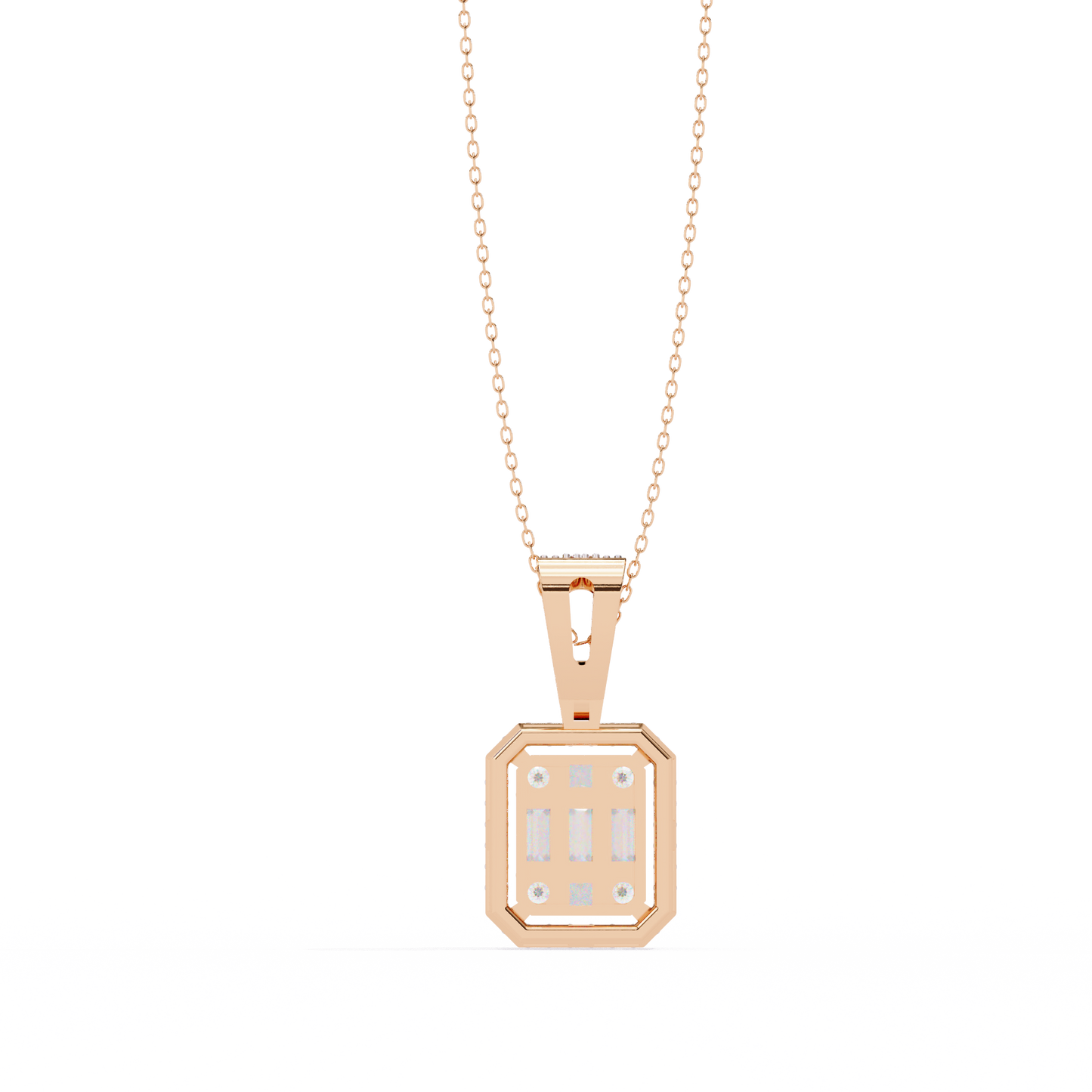 Regalis Baguette Diamond Pendant