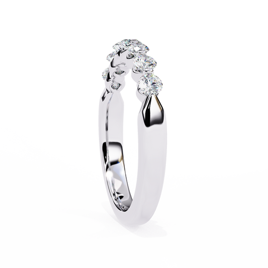 Half Eternity Diamond Band Ring
