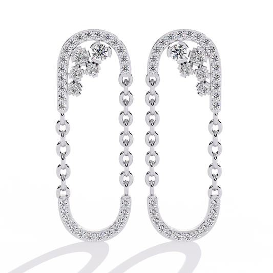 Celestia Link Drop Earrings