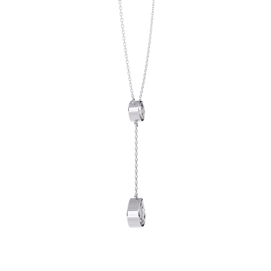 Aurielle Drop Diamond Necklace