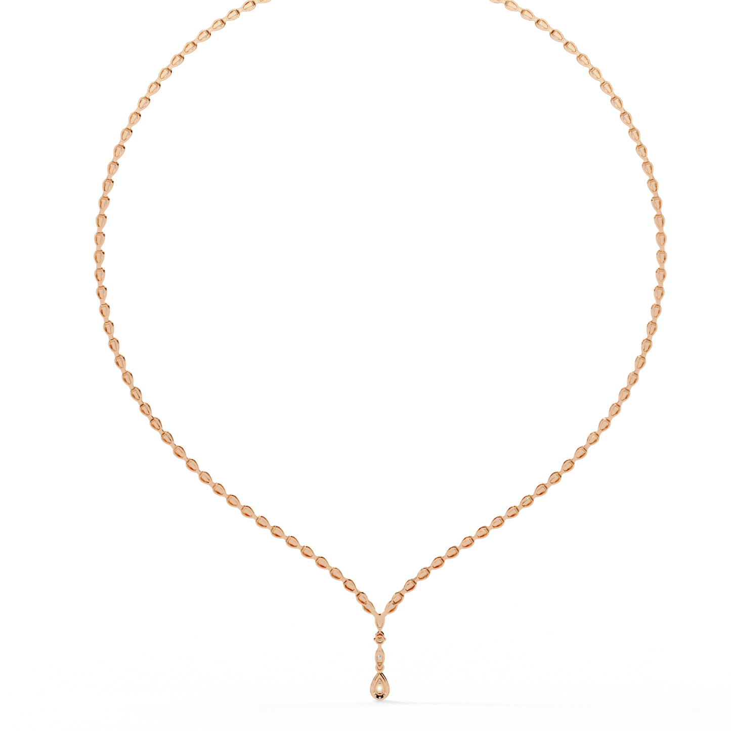 Luna Drop Solitaire Necklace