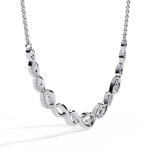 Eterna Twist Link Necklace
