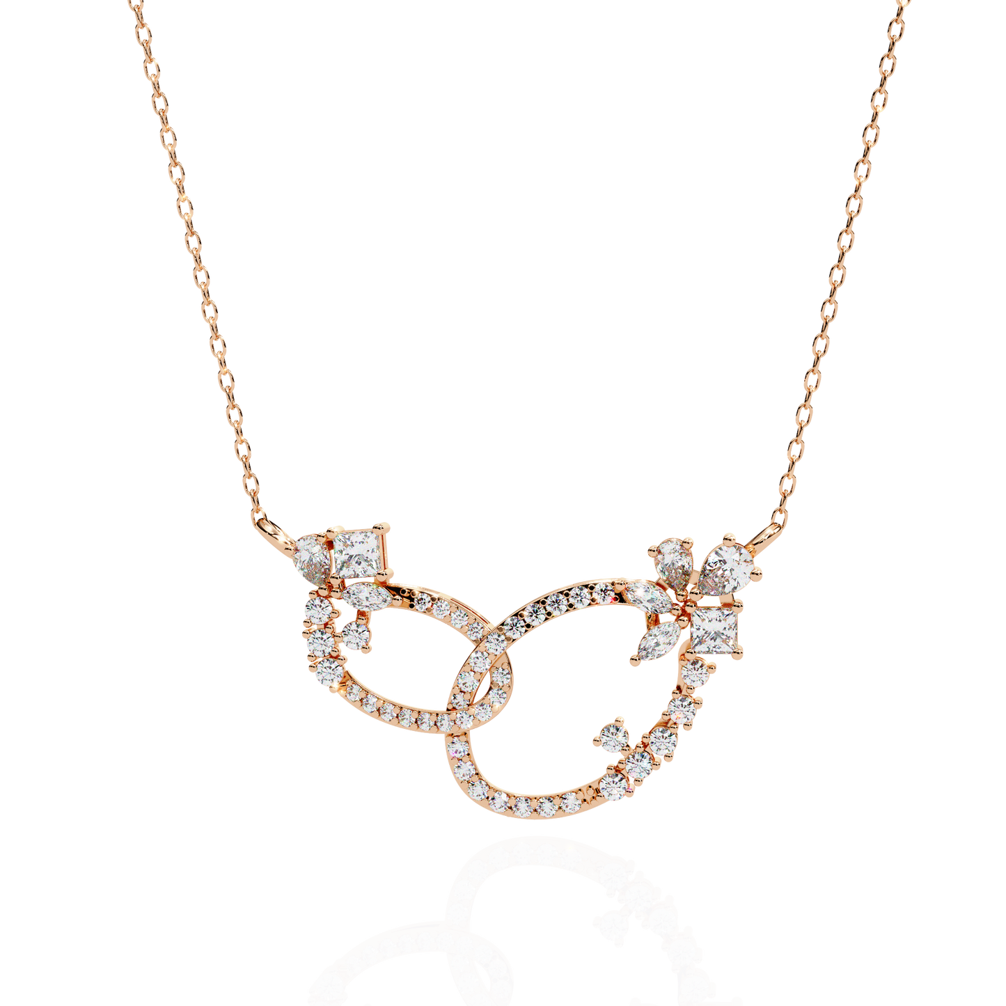 Enchanted Butterfly Diamond Necklace