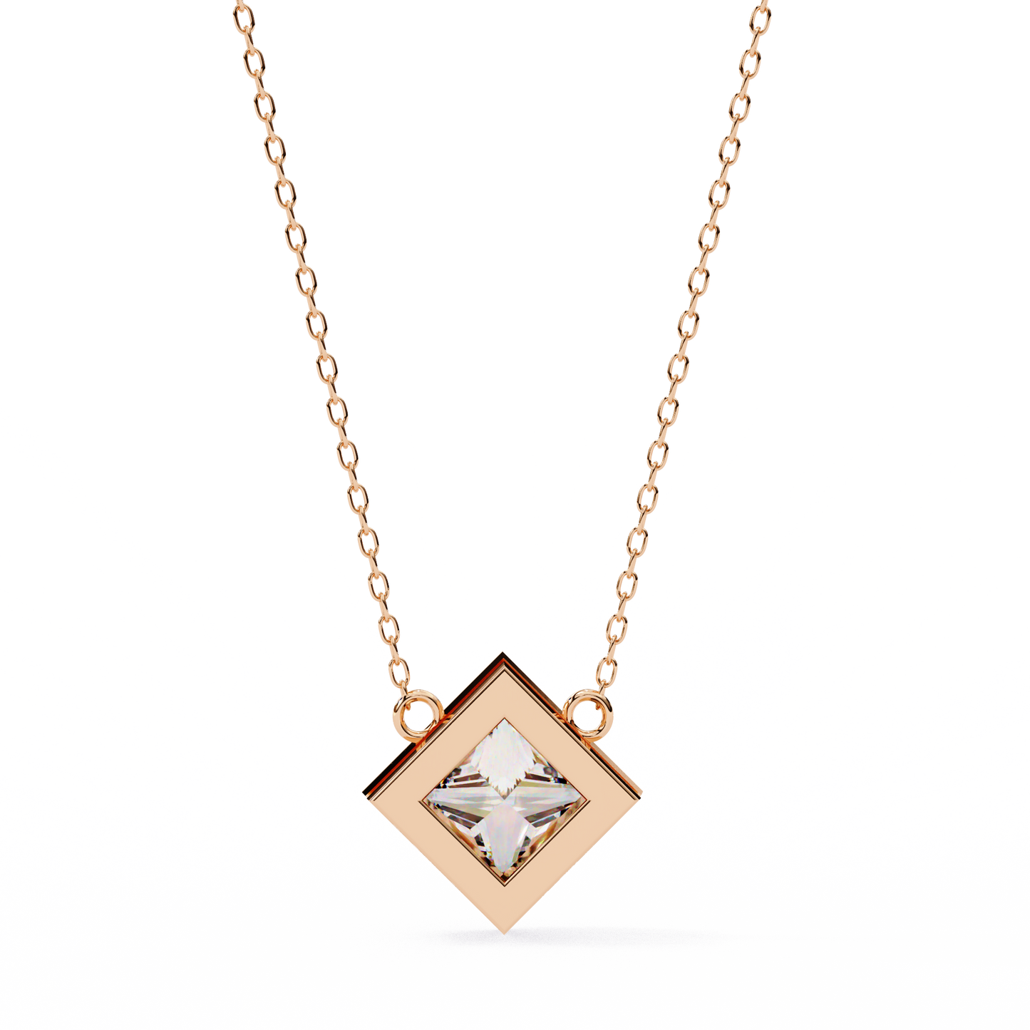 Virel Prism Solitaire Pendant