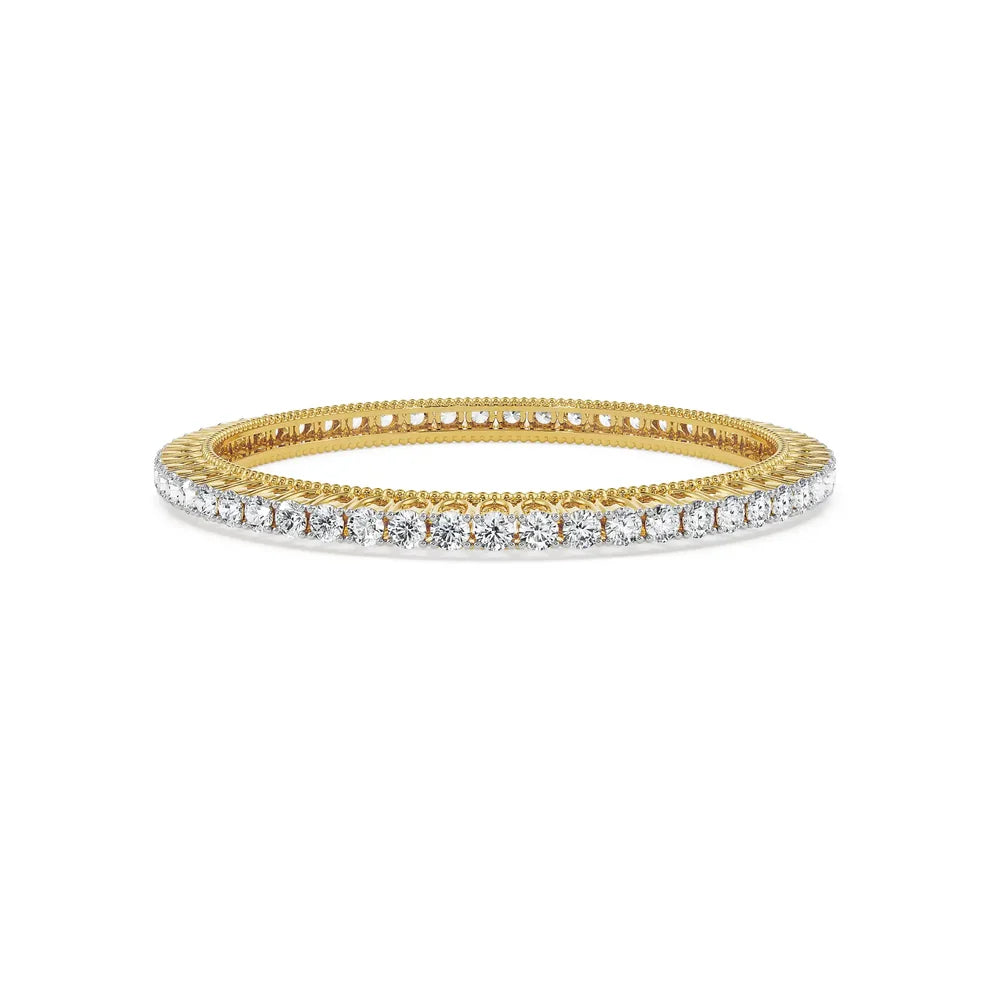 Solitaire runner bangle