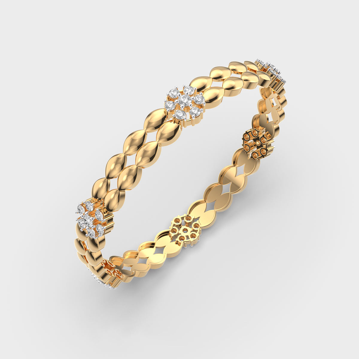 Elevate bangle pear drop