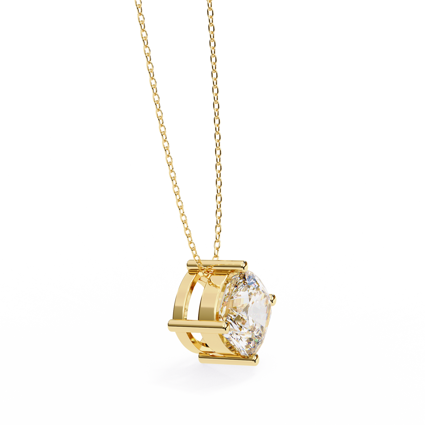 Classic Solitaire Diamond Pendant