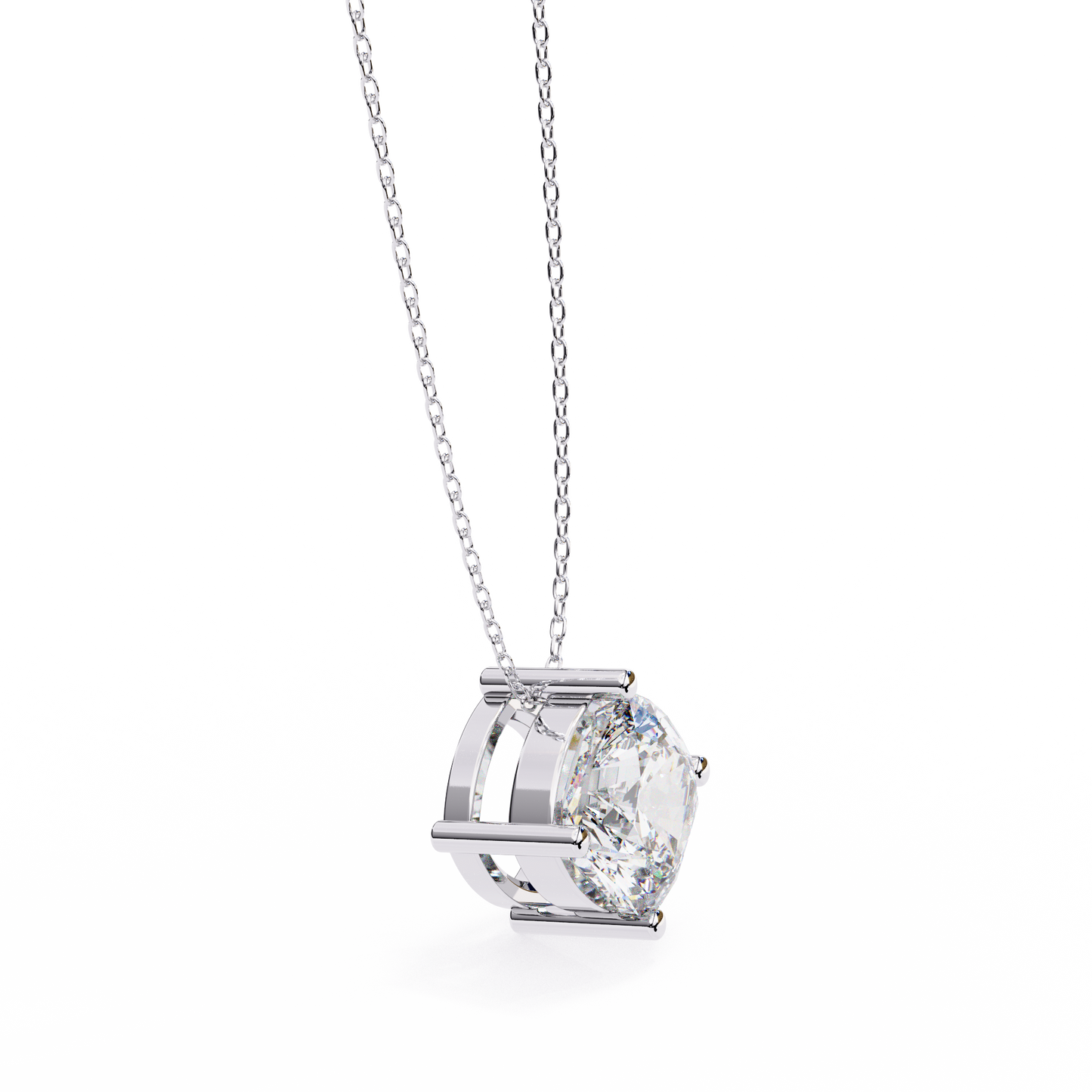 Classic Solitaire Diamond Pendant