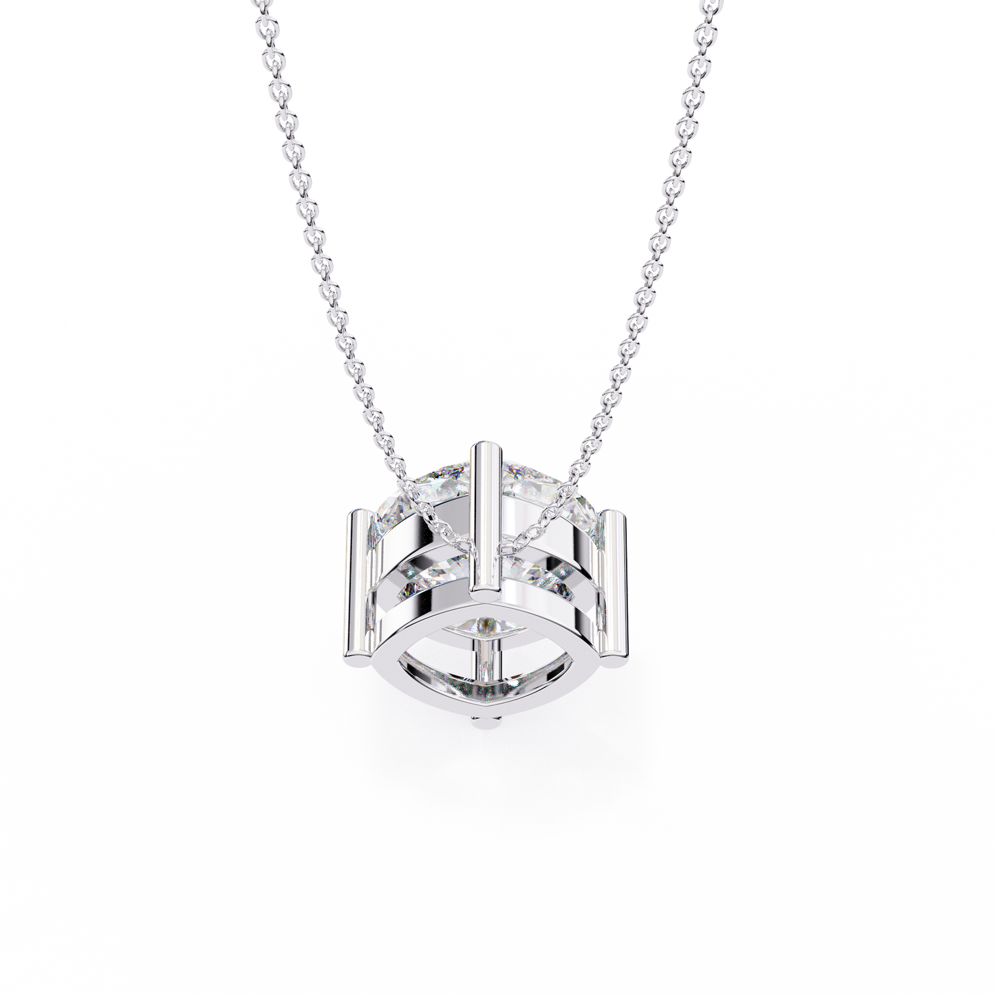 Classic Solitaire Diamond Pendant