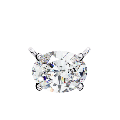 Aurelia Oval Solitaire Pendant
