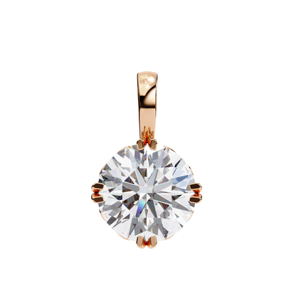 Aurelia Gold Solitaire Diamond Pendant