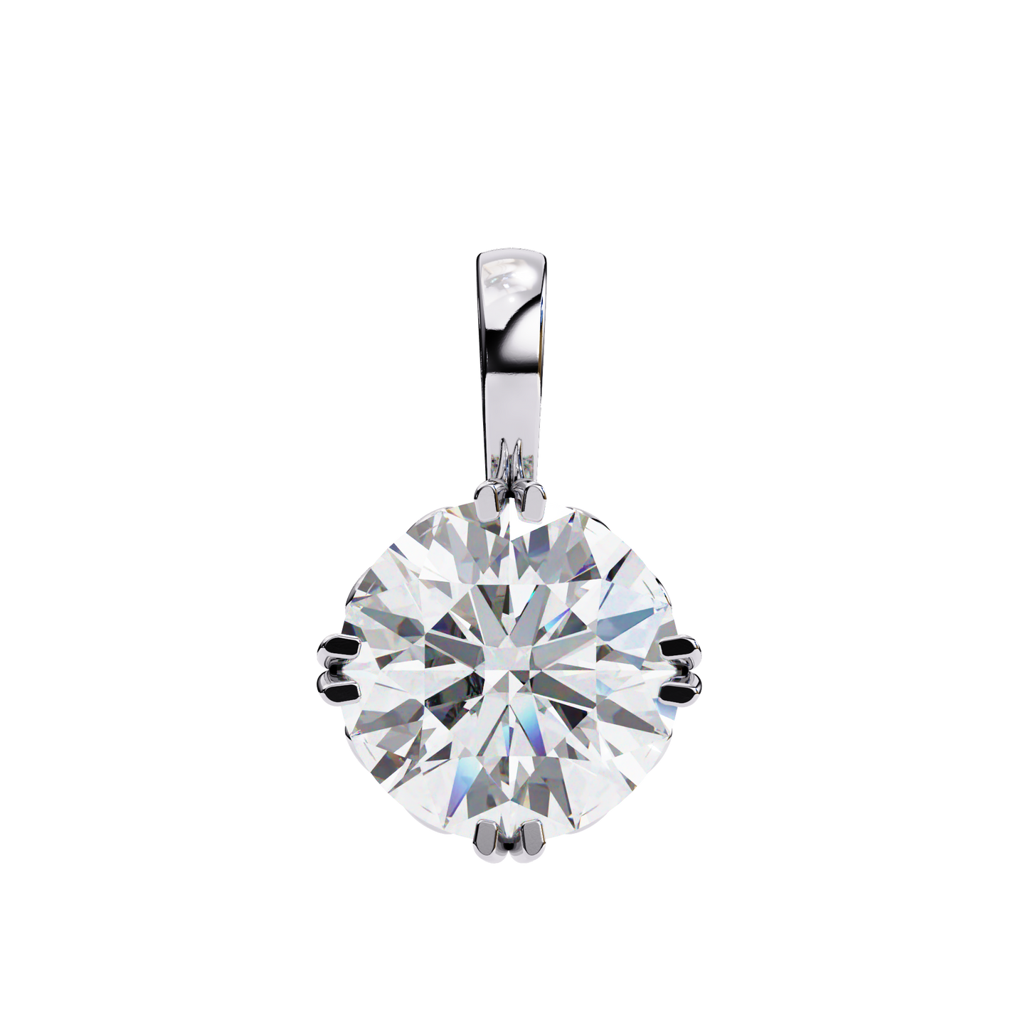 Aurelia Gold Solitaire Diamond Pendant