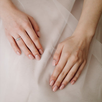 Celeste Accent Solitaire Ring