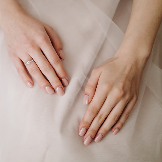 Celeste Accent Solitaire Ring