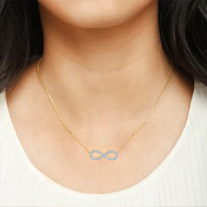 Infinity Spark Diamond Pendant