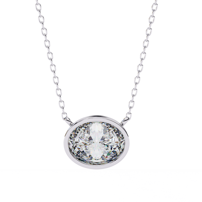 Aura Bezel Solitaire Pendant