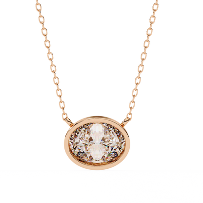 Aura Bezel Solitaire Pendant