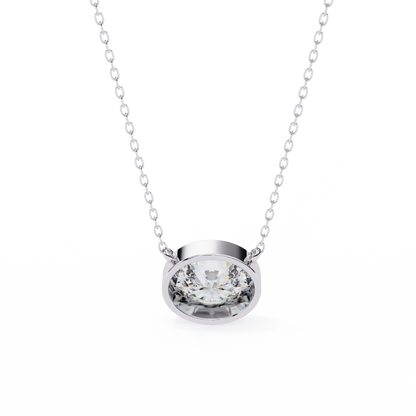 Aura Bezel Solitaire Pendant