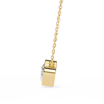 Aura Bezel Solitaire Pendant