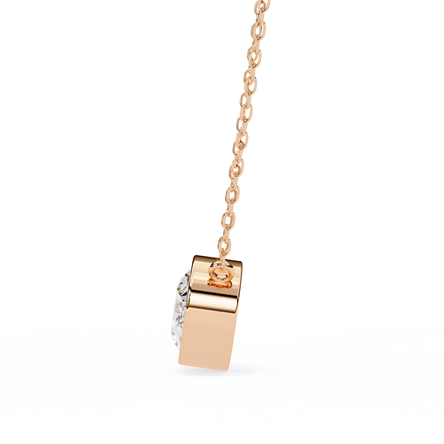 Aura Bezel Solitaire Pendant