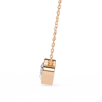 Aura Bezel Solitaire Pendant