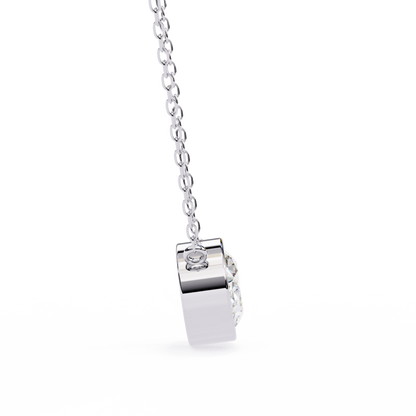 Aura Bezel Solitaire Pendant