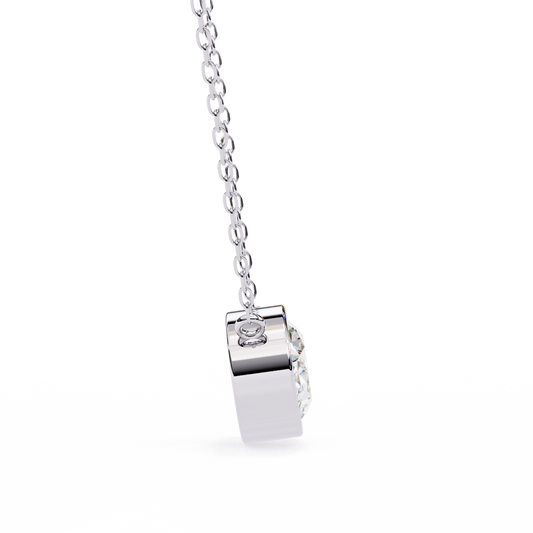Aura Bezel Solitaire Pendant