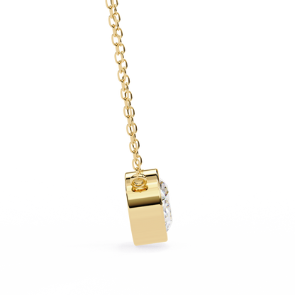 Aura Bezel Solitaire Pendant