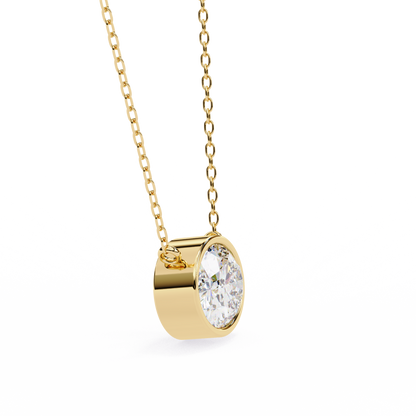 Aura Bezel Solitaire Pendant