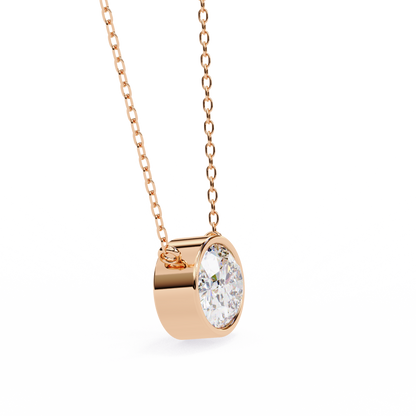 Aura Bezel Solitaire Pendant
