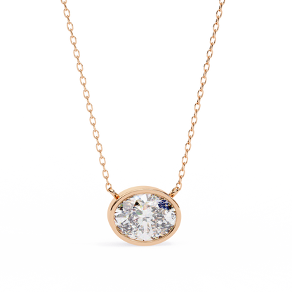 Aura Bezel Solitaire Pendant