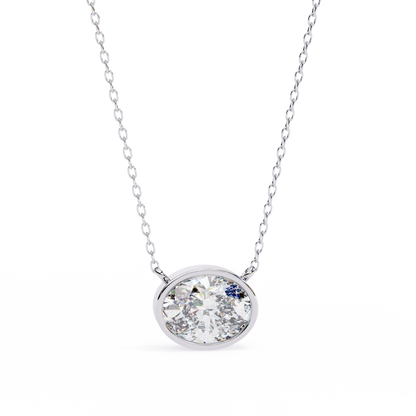 Aura Bezel Solitaire Pendant