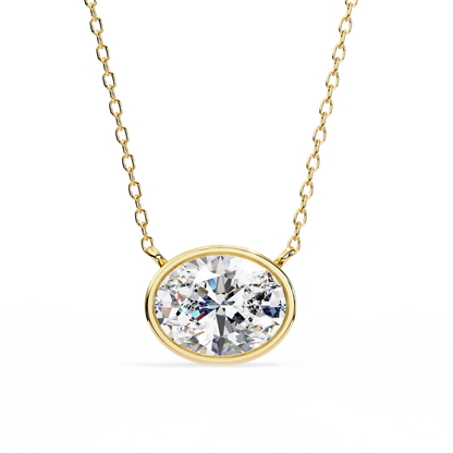 Aura Bezel Solitaire Pendant
