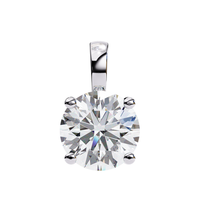 Radiant Solitaire Diamond Pendant
