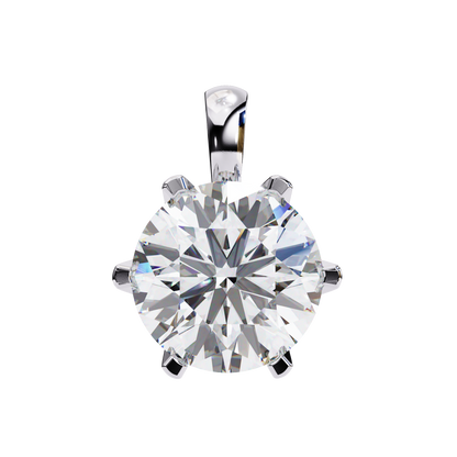 Aurora Classic Solitaire Diamond Pendant
