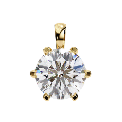 Aurora Classic Solitaire Diamond Pendant
