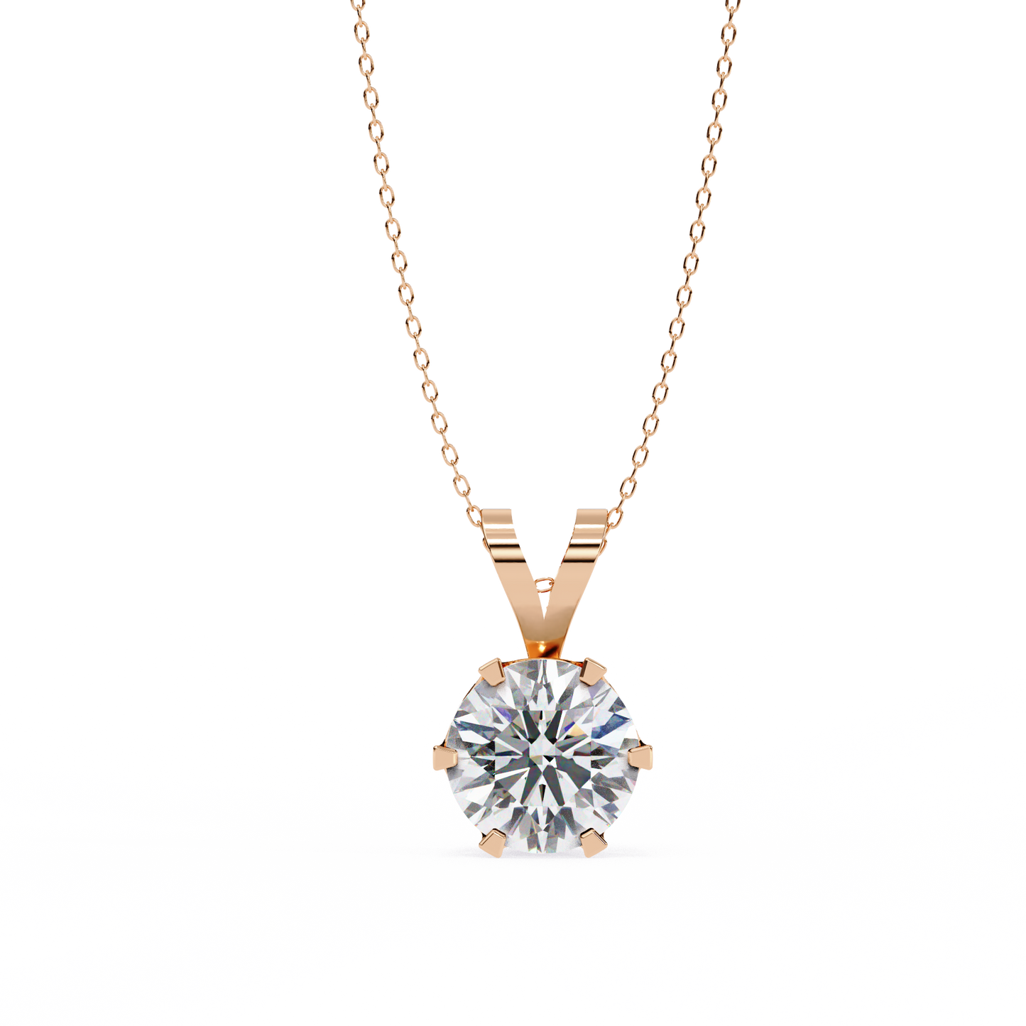 Vera Classic Solitaire Pendant