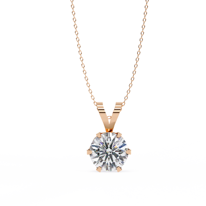Vera Classic Solitaire Pendant