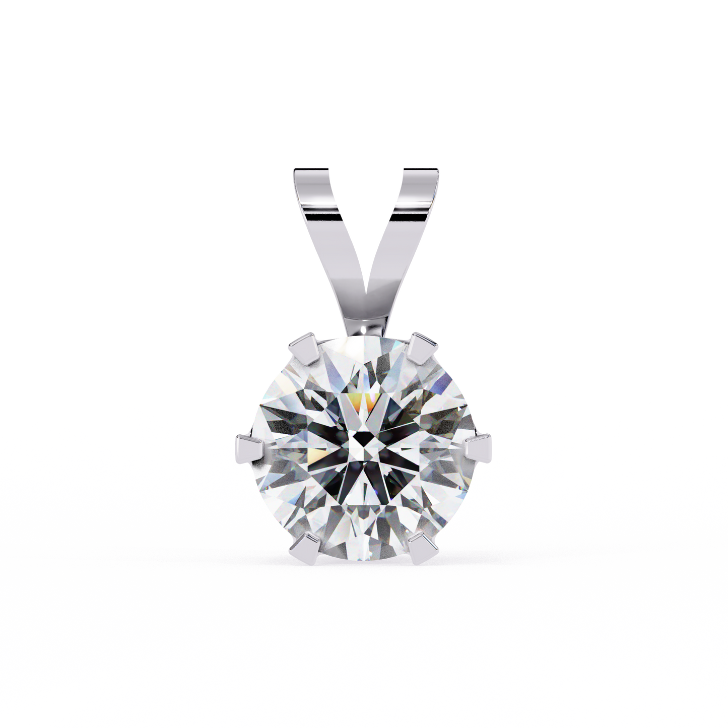 Vera Classic Solitaire Pendant
