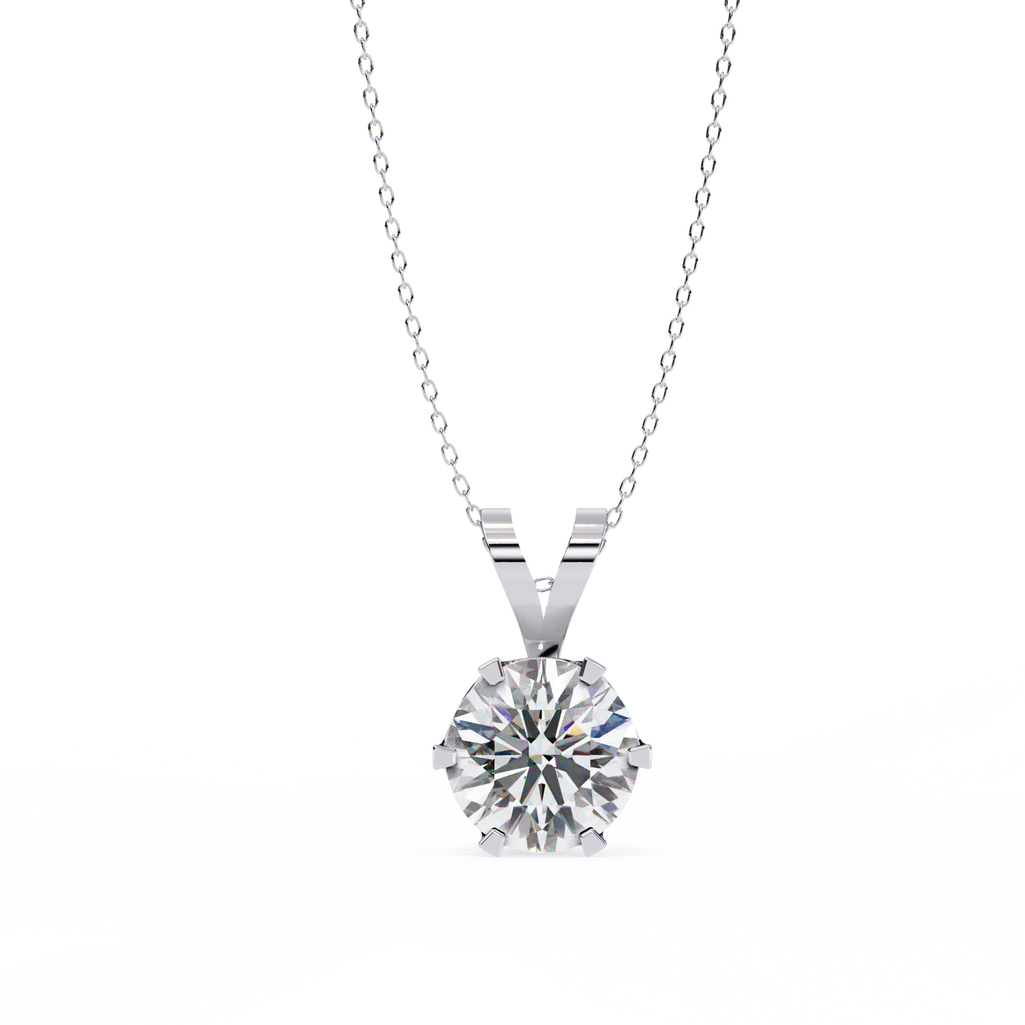 Vera Classic Solitaire Pendant