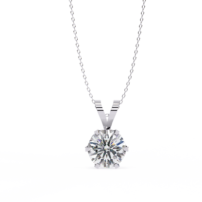 Vera Classic Solitaire Pendant