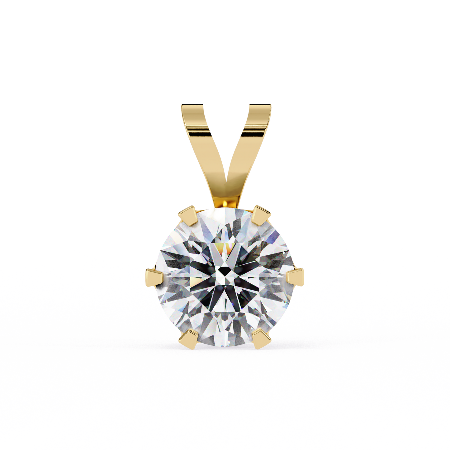 Vera Classic Solitaire Pendant