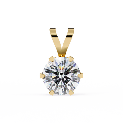 Vera Classic Solitaire Pendant