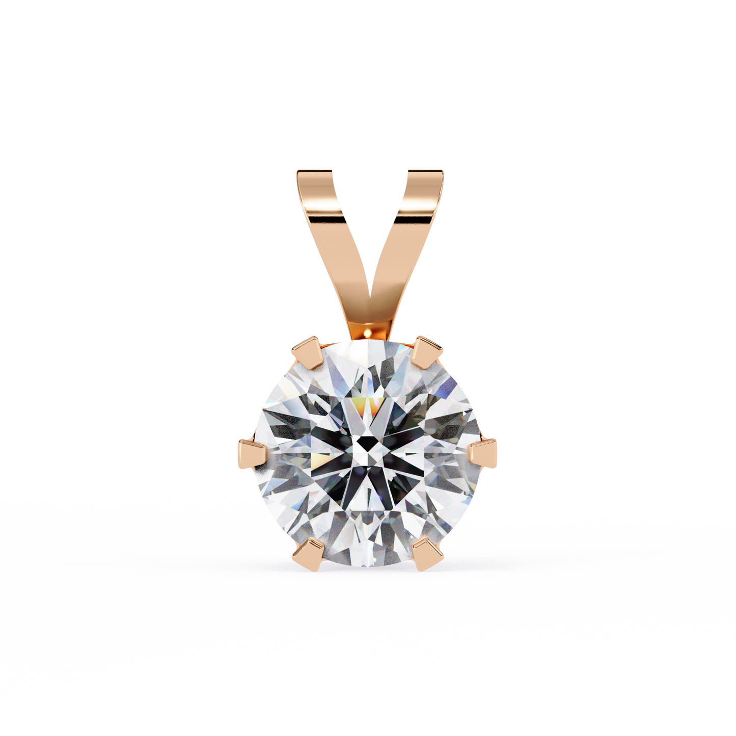 Vera Classic Solitaire Pendant
