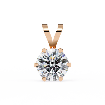 Vera Classic Solitaire Pendant