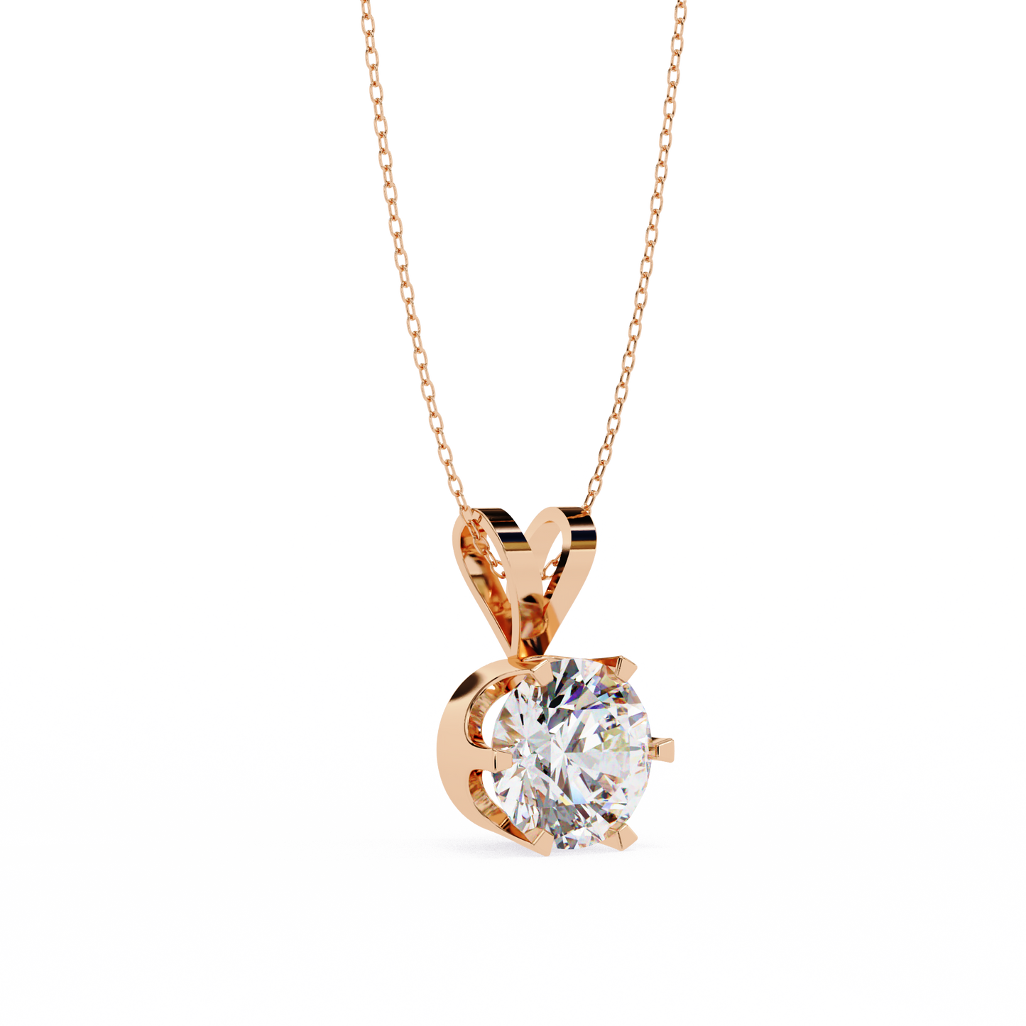 Vera Classic Solitaire Pendant