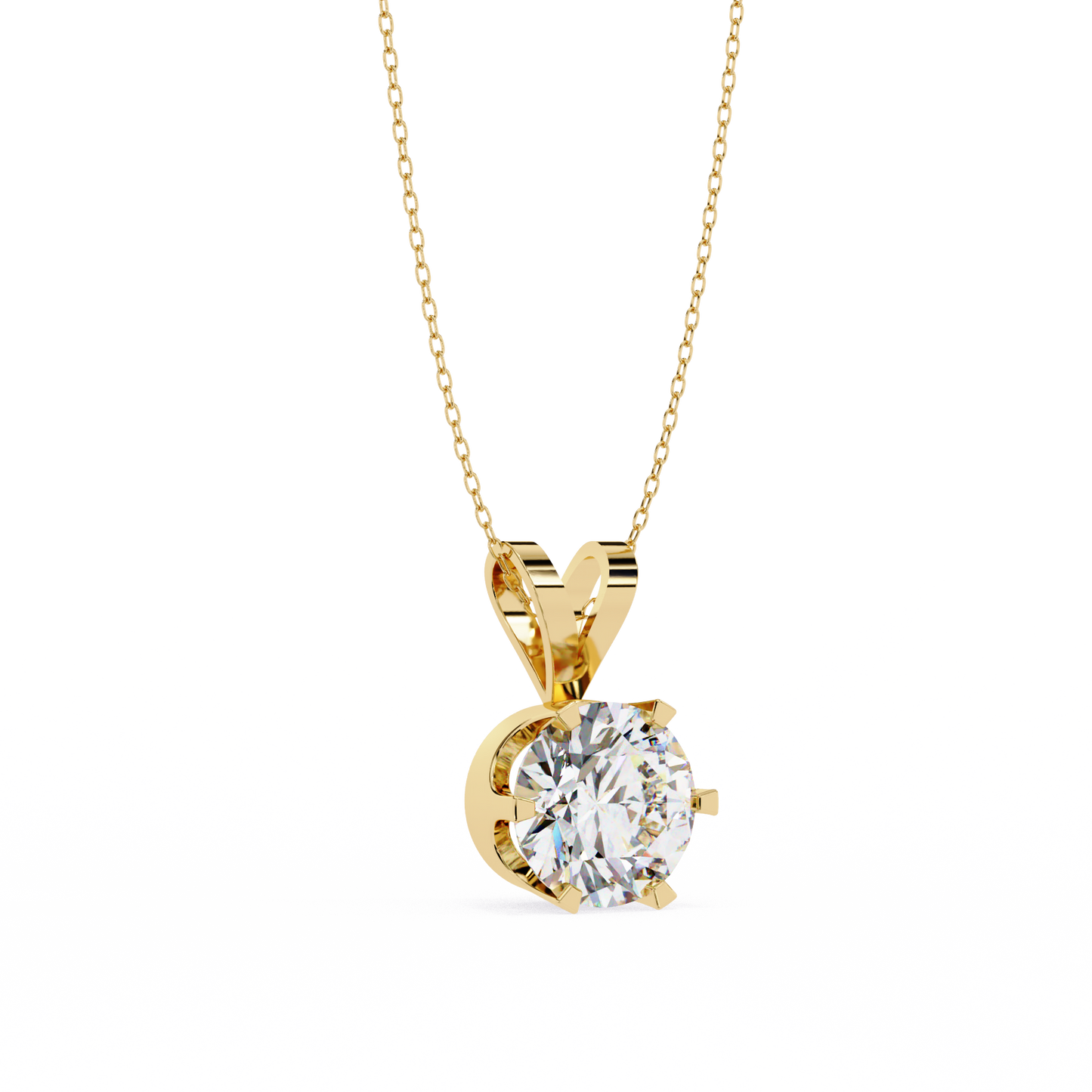 Vera Classic Solitaire Pendant