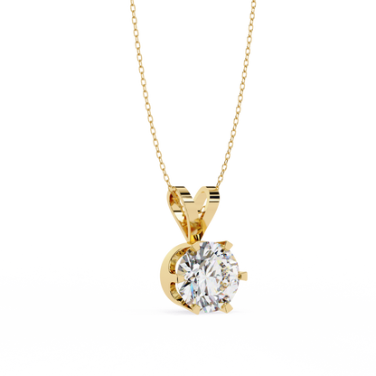 Vera Classic Solitaire Pendant